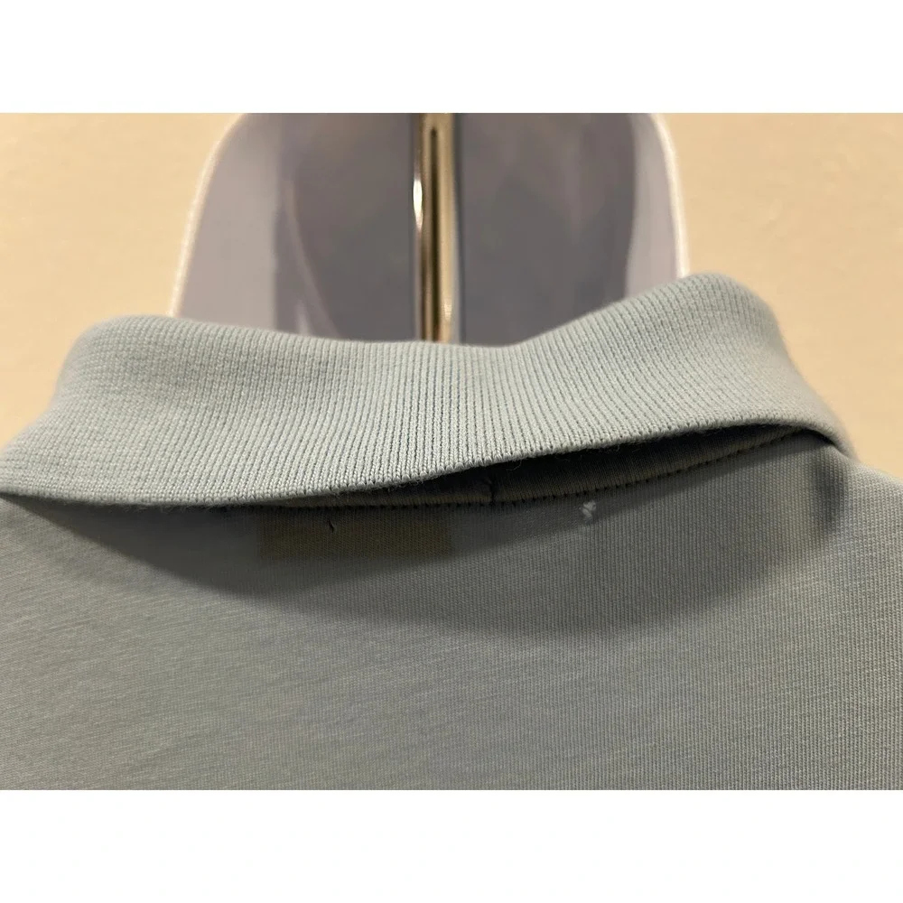 Polo Ralph Lauren Mens XXL Light Blue Classic Fit Pocket Polo Shirt Embroidered